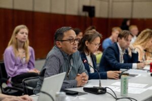 A row of delegates at the 11th ETC MInisterial at COP30