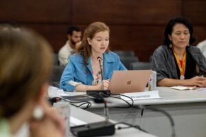 Two delegates at the 11th ETC MInisterial at COP30